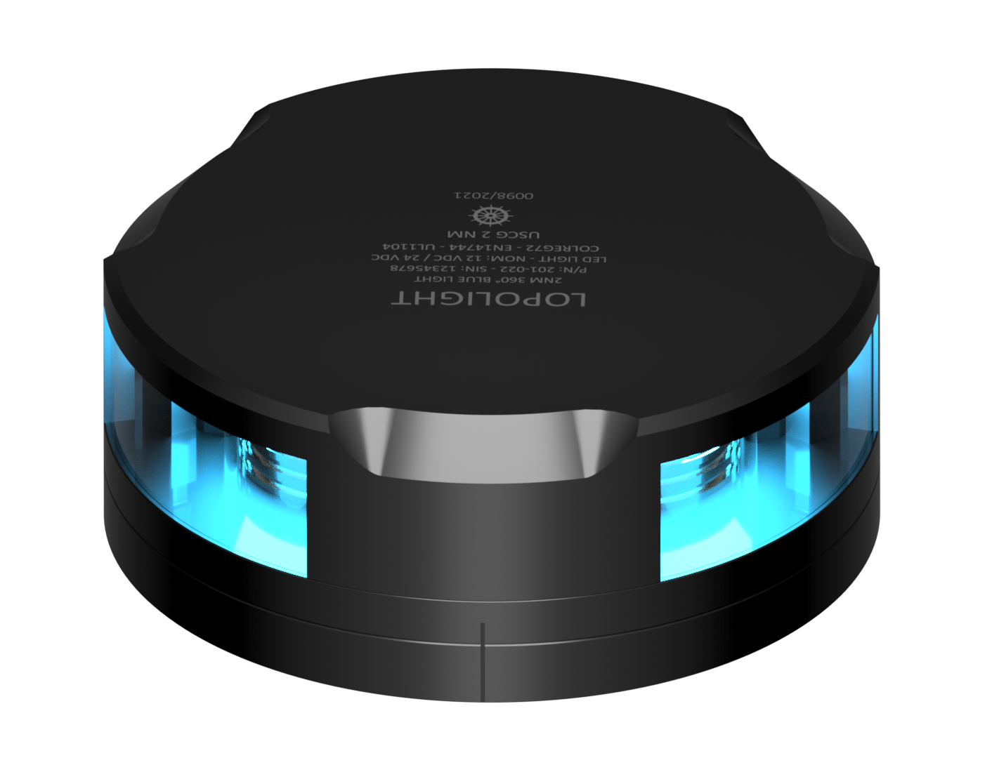 4nm 360° Blue/Strobe w/FB base 6M cable 4nm 360° Blue/Strobe w/FB base 6M cable